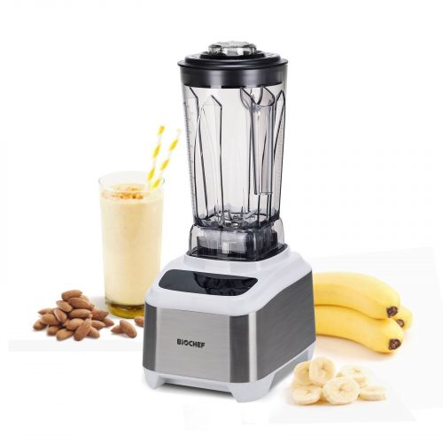 BioChef Atlas Power Blender White Sideways Fruit