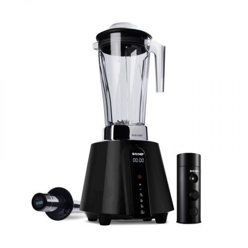 biochef living food vacuum blender black