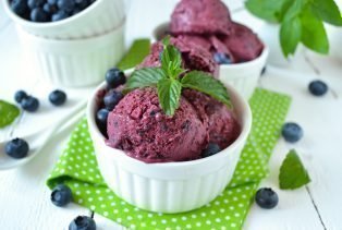 Blueberry & Banana Ice Cream