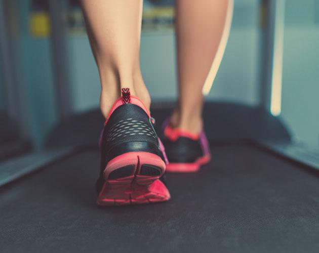 Walking On Treadmill