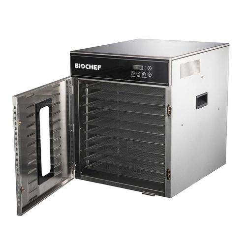 BioChef Commercial 10T Digital Food Dehydrator Door Open