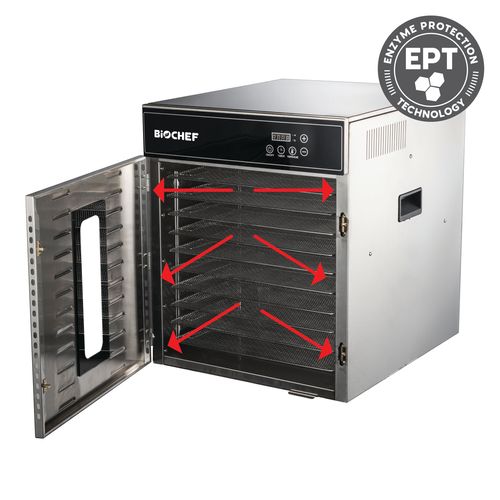 BioChef Commercial 10T Digital Food Dehydrator EPT™ Drying Technology